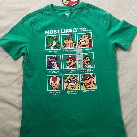 Old Navy Other - Boys Super Mario T Shirt ❌SOLD❌